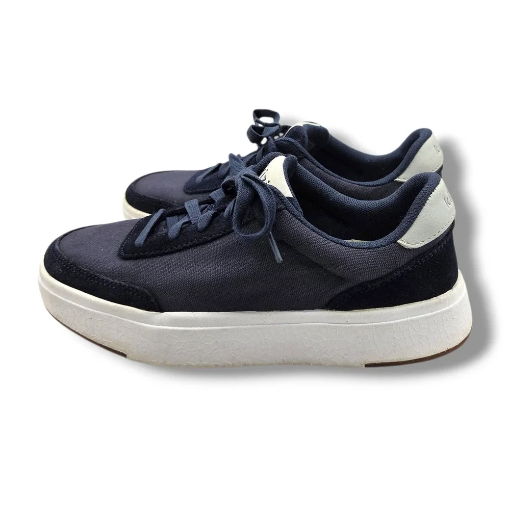 Kizik Prague Sneakers Womens 6 Blue Hands‎ Free Canvas